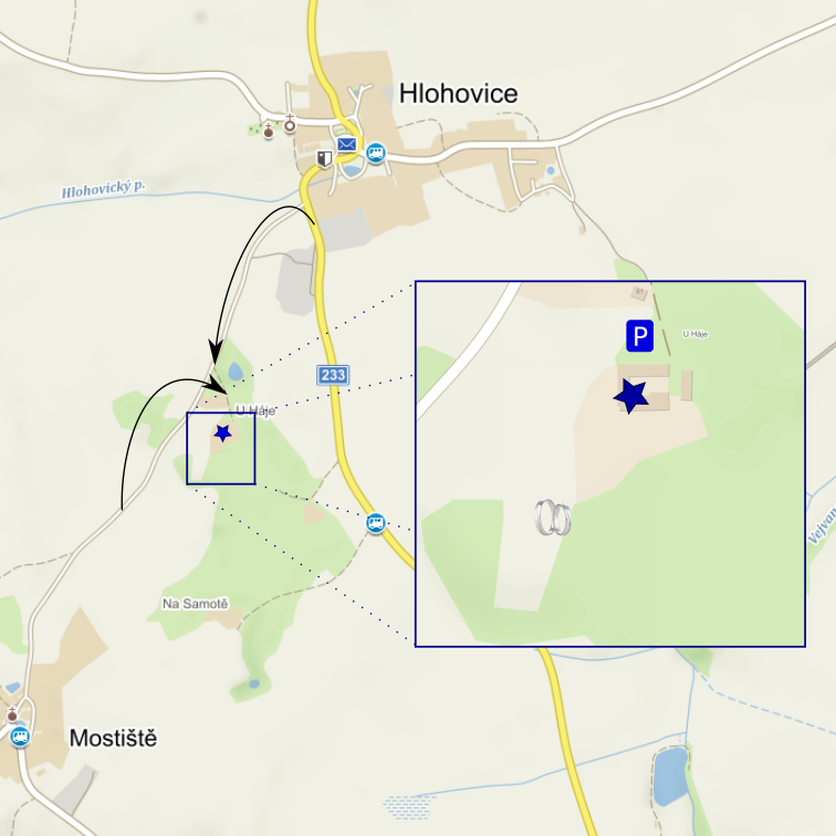Mapka dějiště události